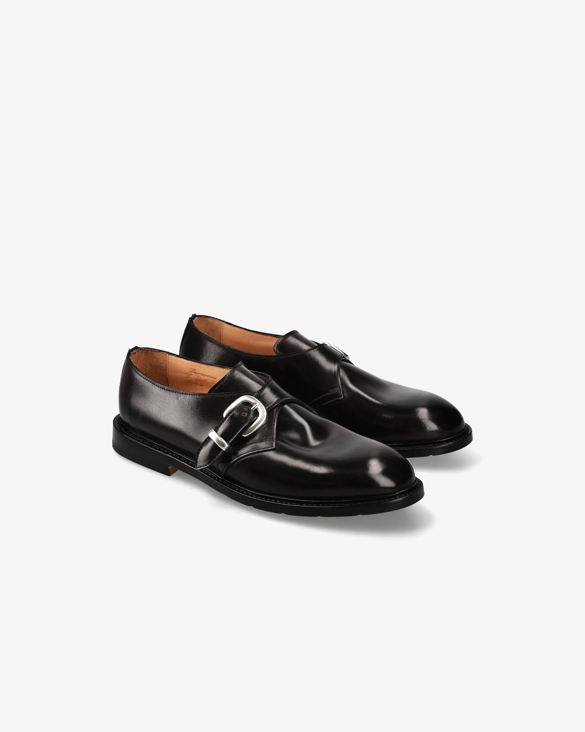 Horse Leather Mono Buckle Derby