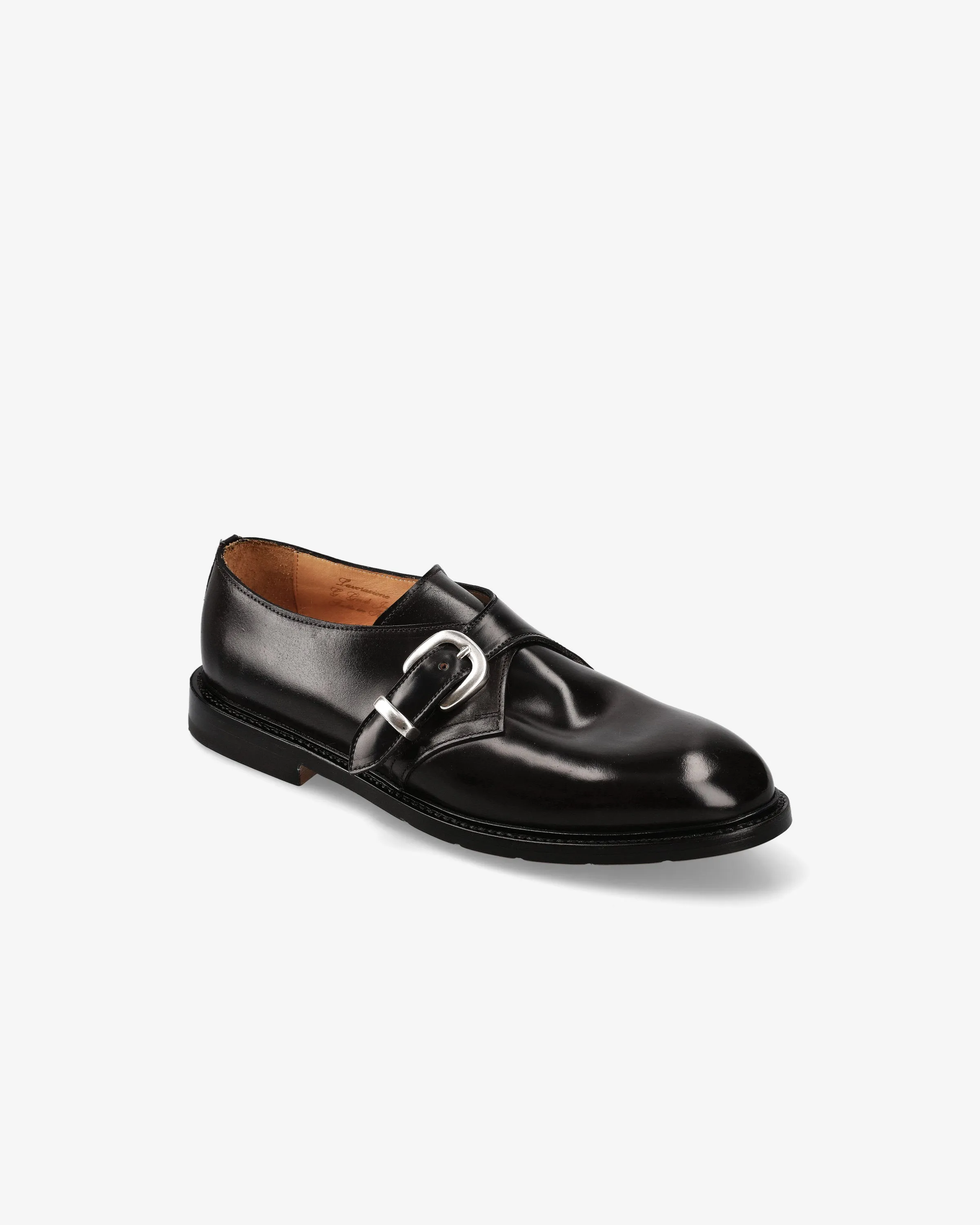 Horse Leather Mono Buckle Derby