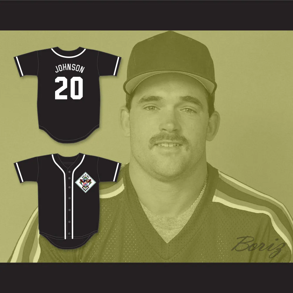 Howard Johnson 20 Aardvarks Baseball Jersey 1st Annual Rock N' Jock Diamond Derby
