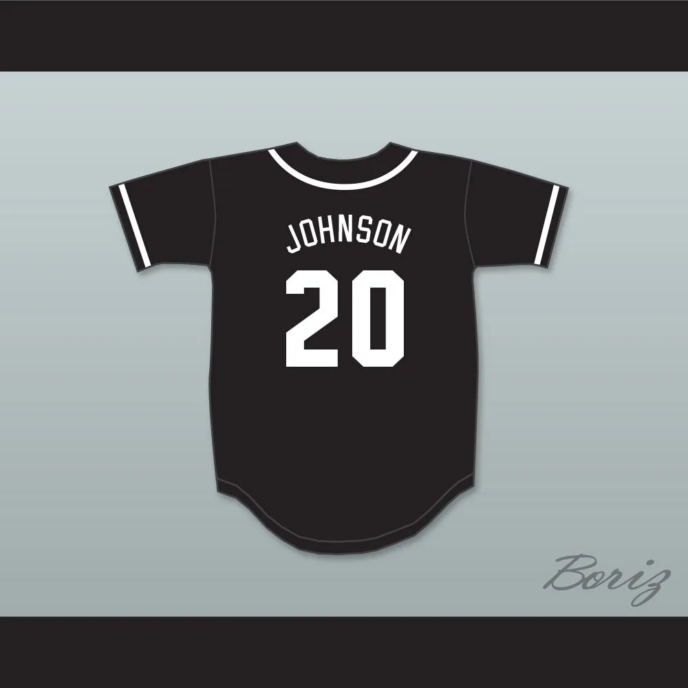 Howard Johnson 20 Aardvarks Baseball Jersey 1st Annual Rock N' Jock Diamond Derby