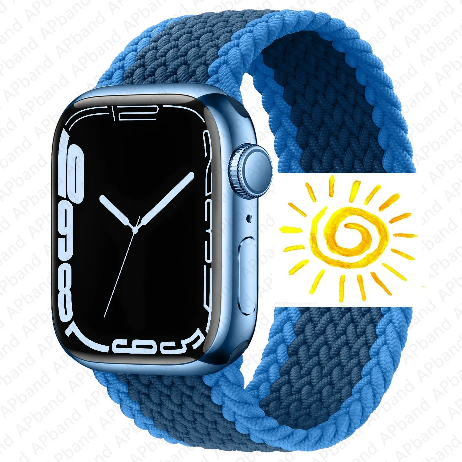 INSTOCK-Applicable to Apple Watch new braided single loop strap
