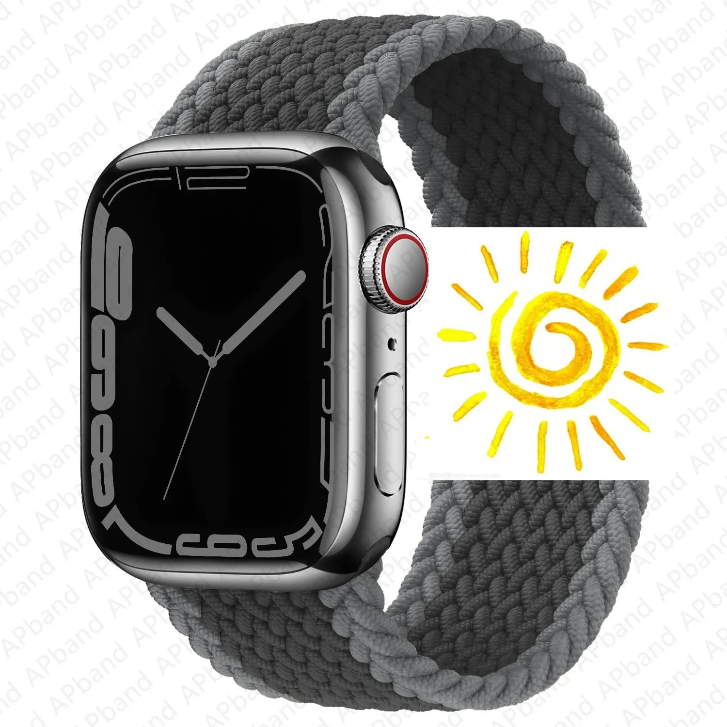 INSTOCK-Applicable to Apple Watch new braided single loop strap