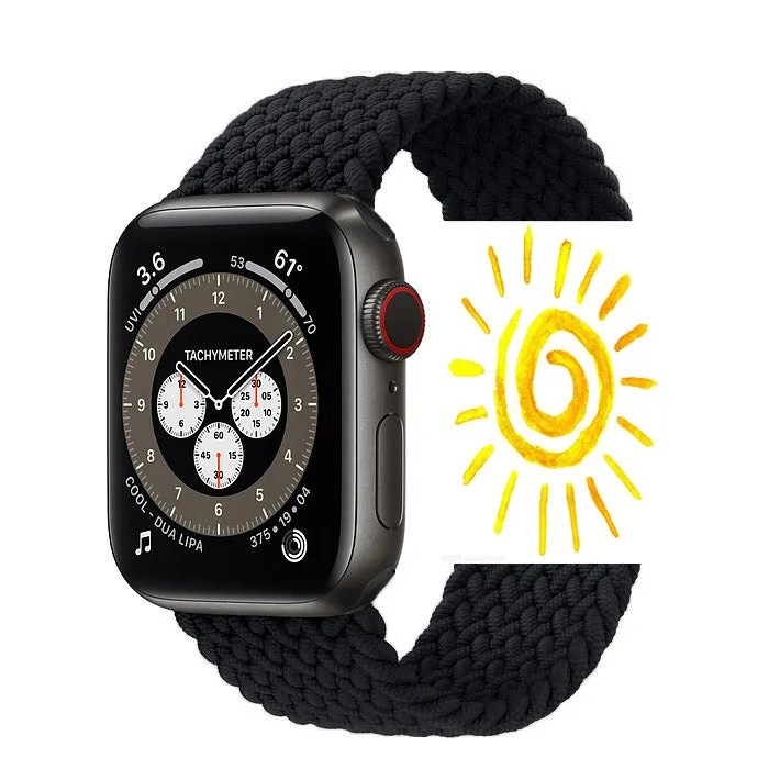 INSTOCK-Applicable to Apple Watch new braided single loop strap