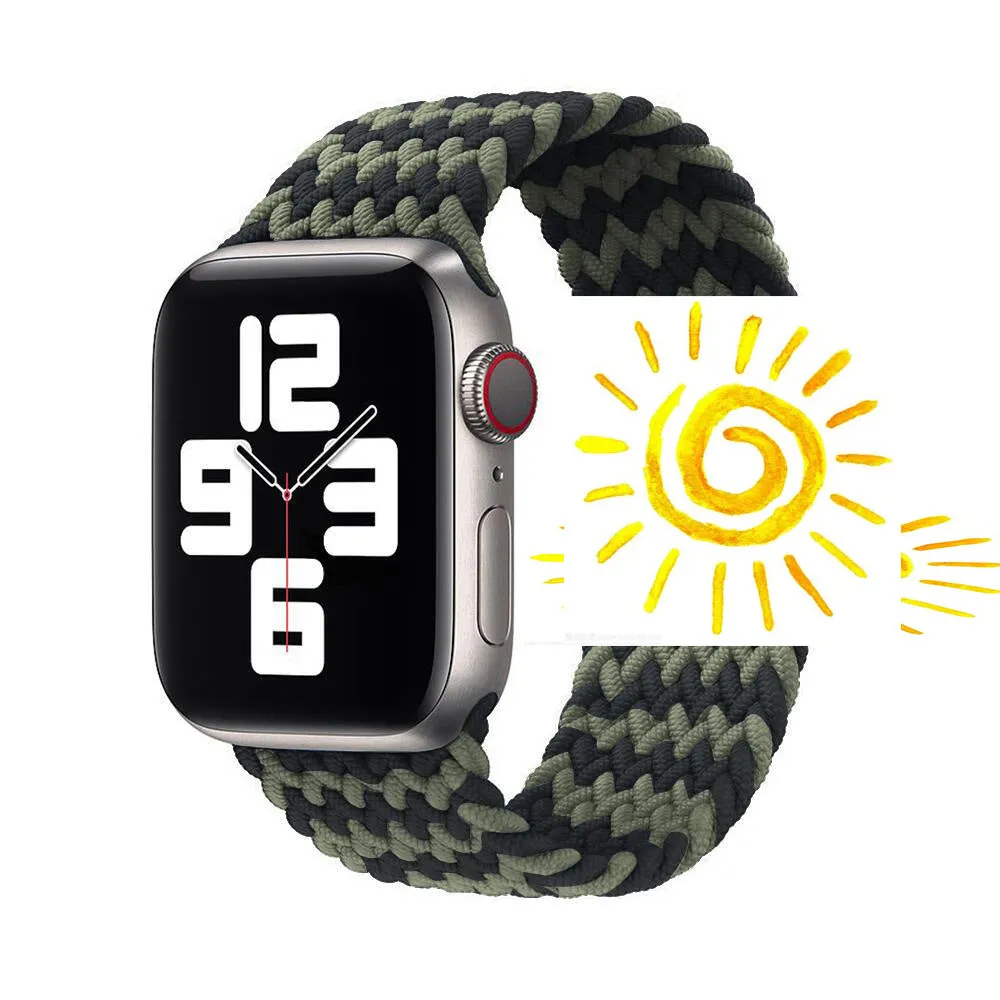 INSTOCK-Applicable to Apple Watch new braided single loop strap