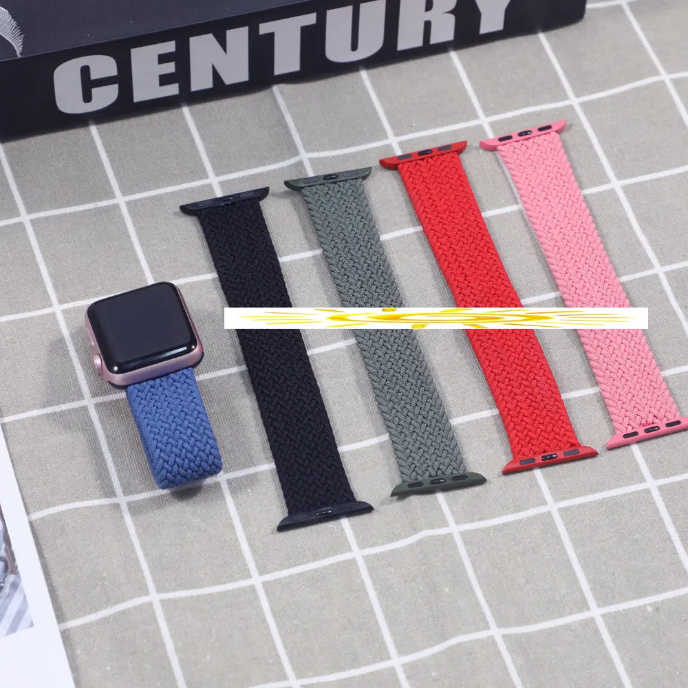 INSTOCK-Applicable to Apple Watch new braided single loop strap
