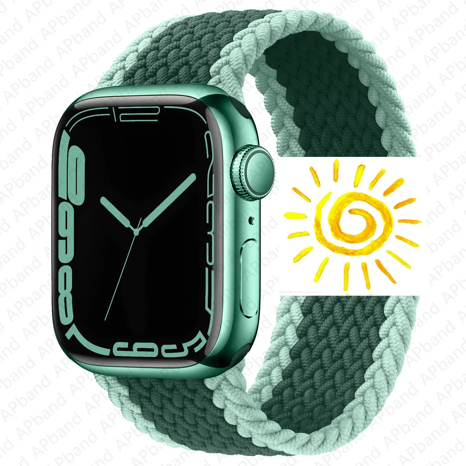 INSTOCK-Applicable to Apple Watch new braided single loop strap