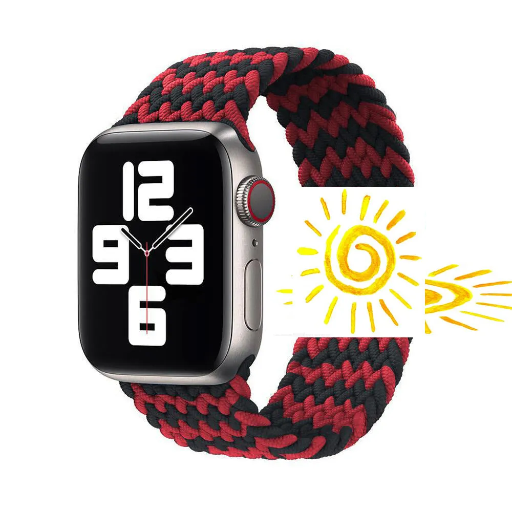 INSTOCK-Applicable to Apple Watch new braided single loop strap