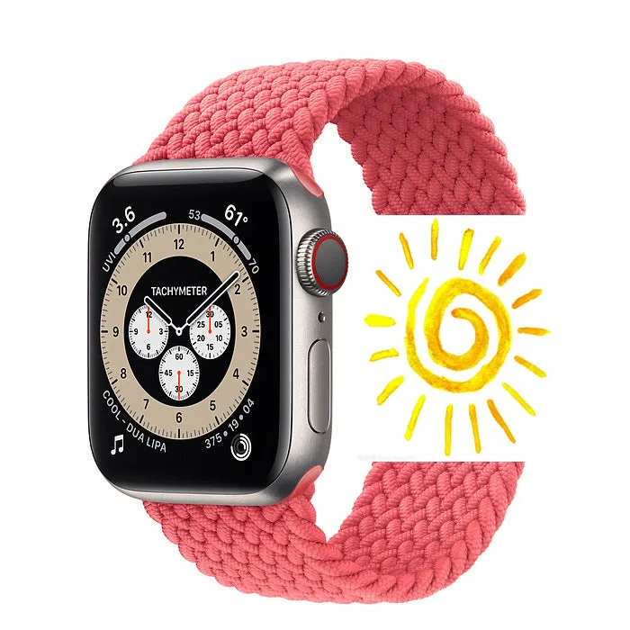INSTOCK-Applicable to Apple Watch new braided single loop strap
