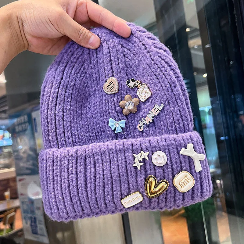 INSTOCK-Autumn and winter cap for women
