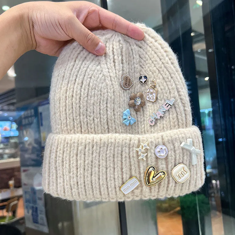 INSTOCK-Autumn and winter cap for women