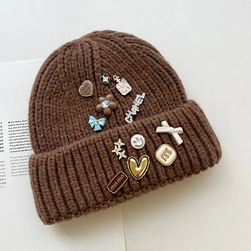 INSTOCK-Autumn and winter cap for women