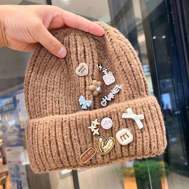 INSTOCK-Autumn and winter cap for women