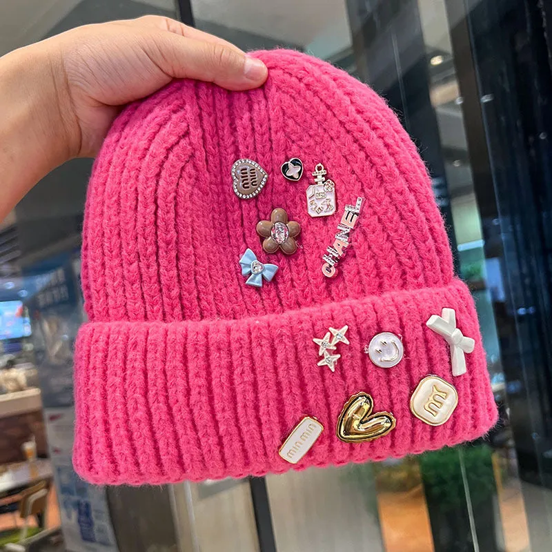 INSTOCK-Autumn and winter cap for women