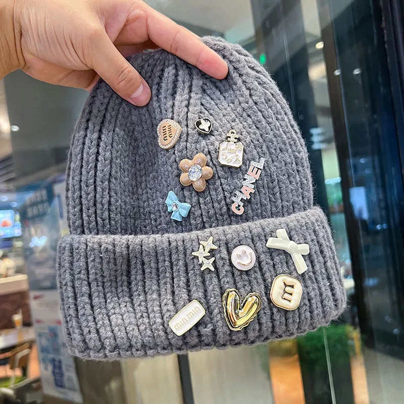INSTOCK-Autumn and winter cap for women