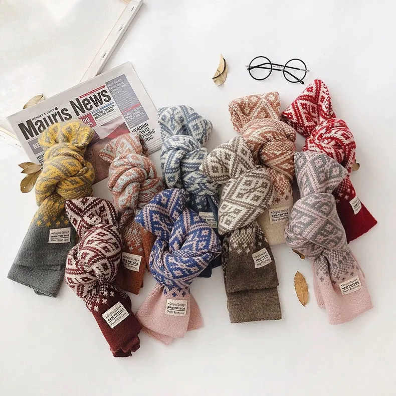 INSTOCK-Children's scarf winter girls boys