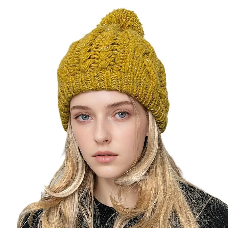 INSTOCK - Cross-border loose large head wool cap