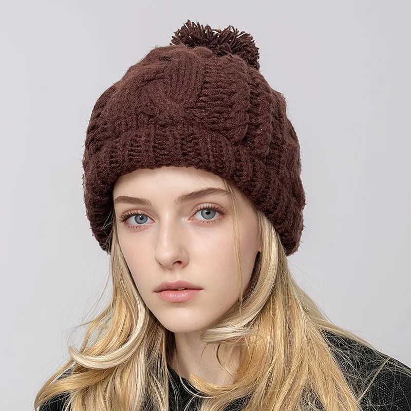 INSTOCK - Cross-border loose large head wool cap