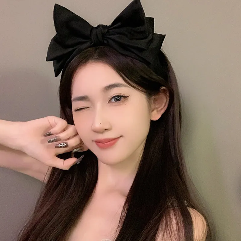 INSTOCK - High-grade black bow headband for women 2024