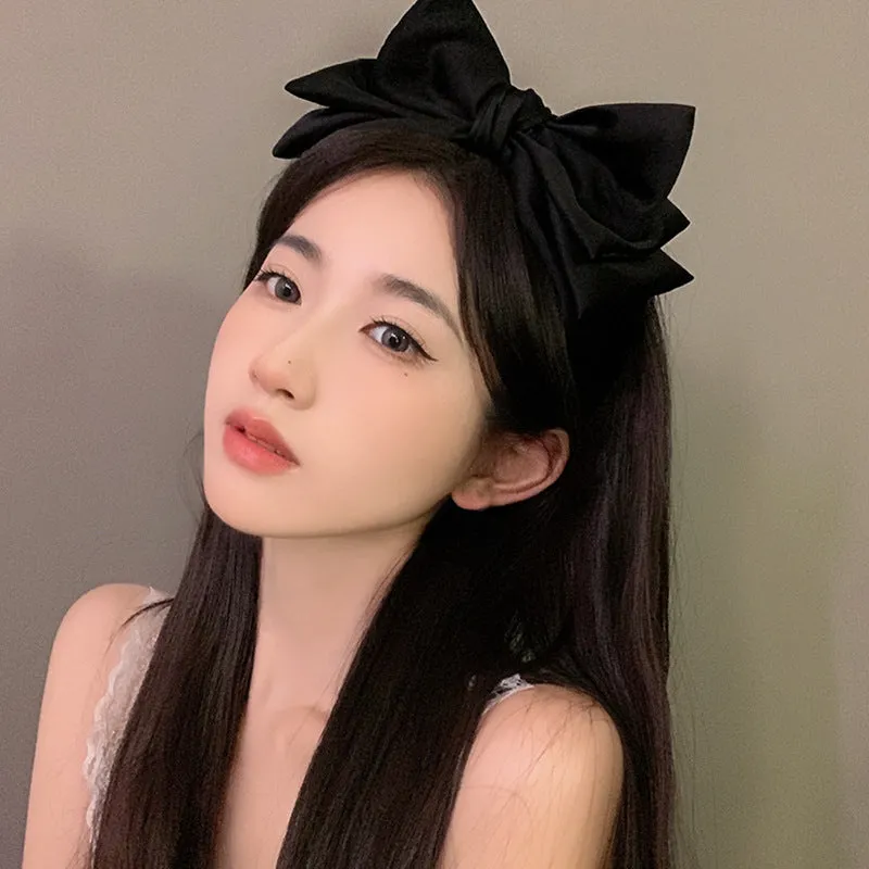 INSTOCK - High-grade black bow headband for women 2024