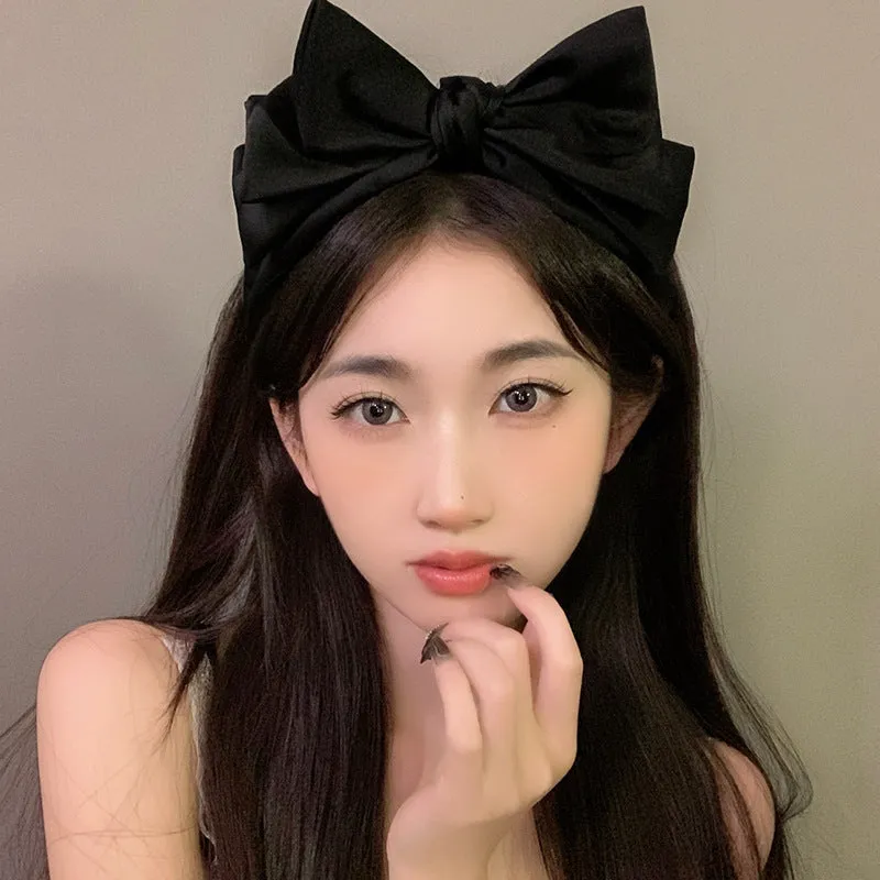 INSTOCK - High-grade black bow headband for women 2024
