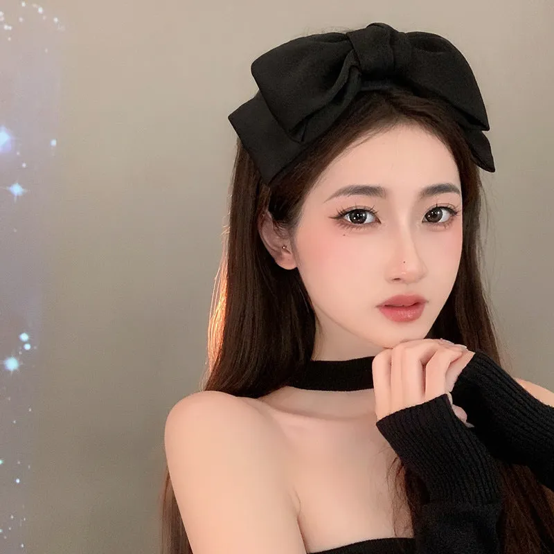 INSTOCK - High-grade black bow headband for women 2024