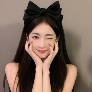 INSTOCK - High-grade black bow headband for women 2024