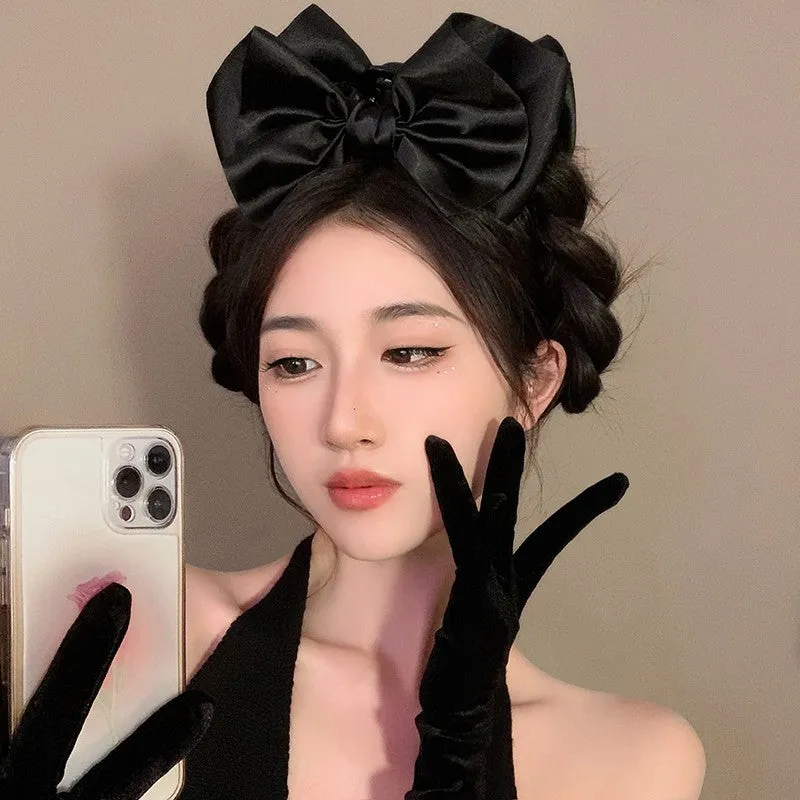 INSTOCK - High-grade black bow headband for women 2024
