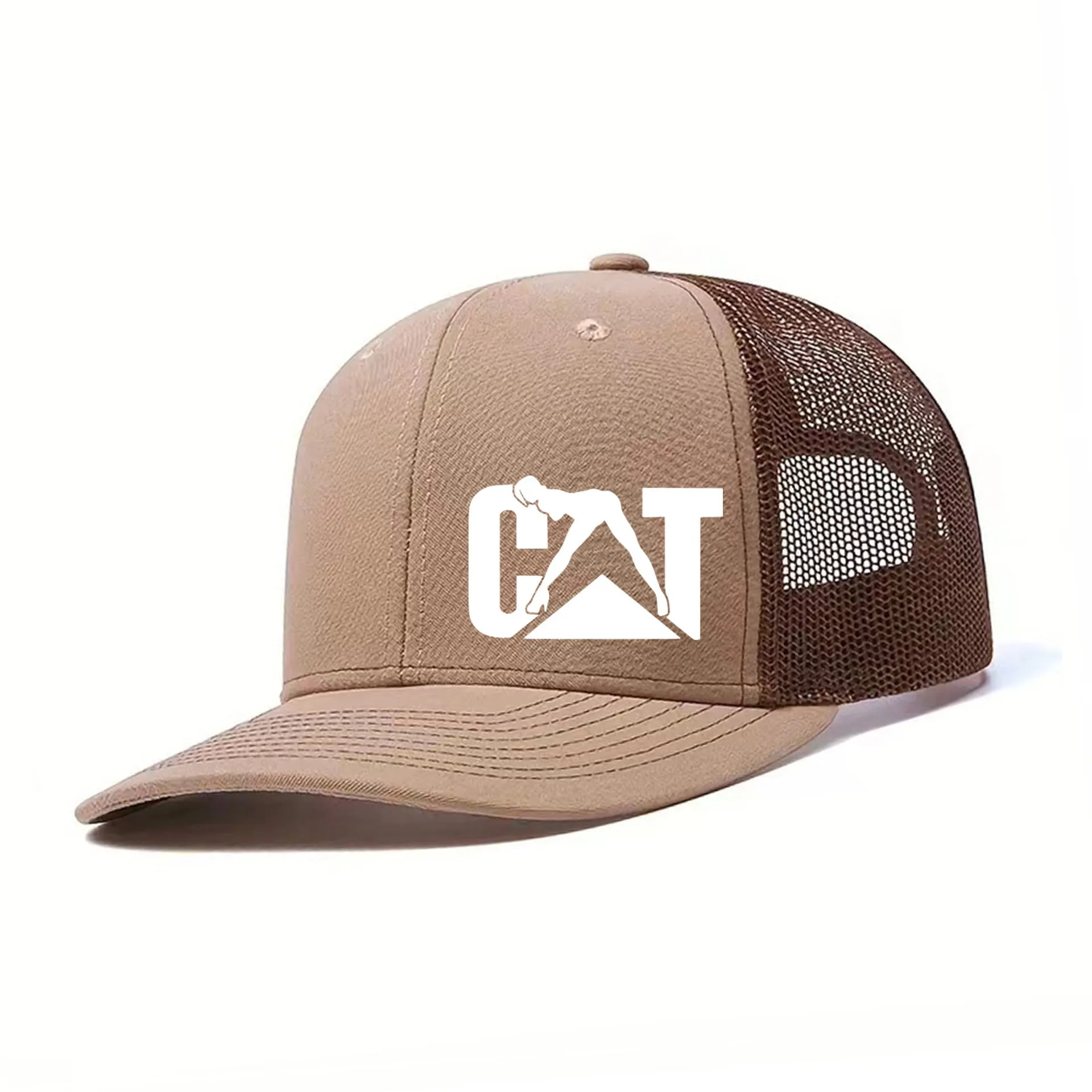 INSTOCK-New creative design slightly curved flat brim baseball