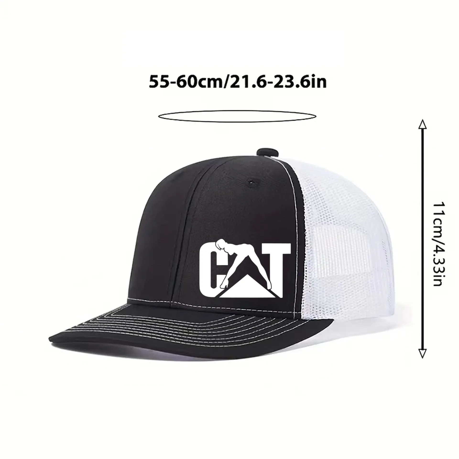 INSTOCK-New creative design slightly curved flat brim baseball