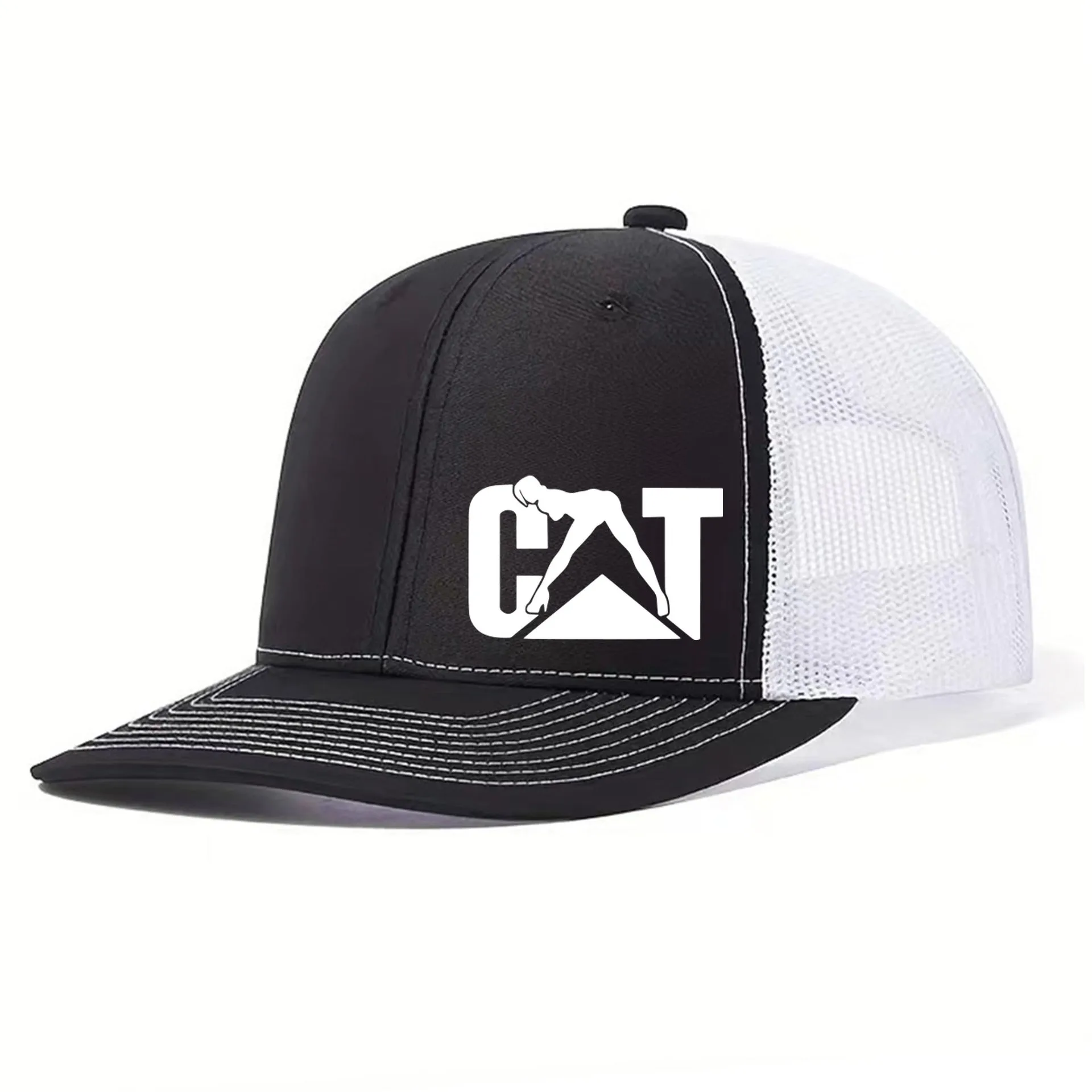 INSTOCK-New creative design slightly curved flat brim baseball