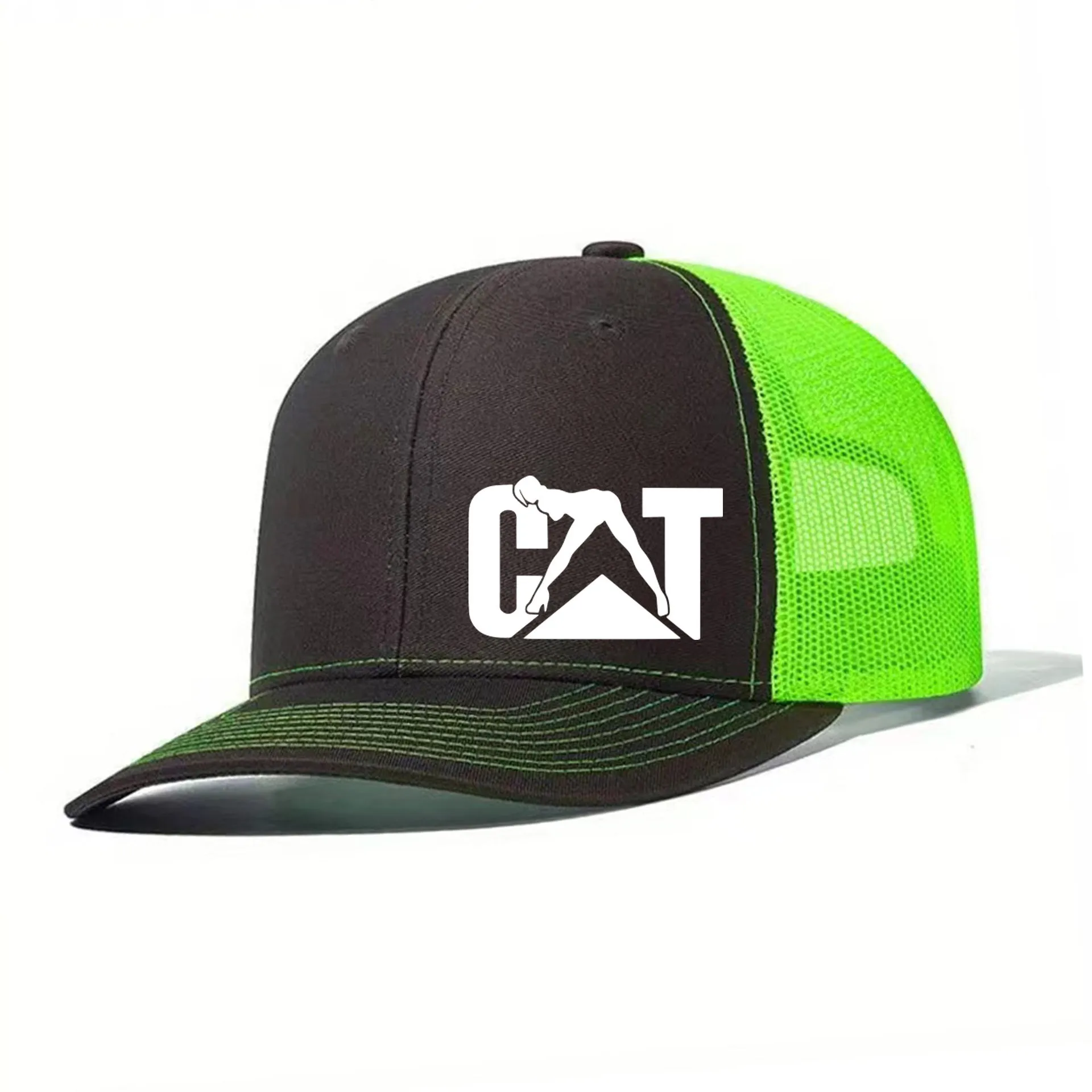 INSTOCK-New creative design slightly curved flat brim baseball