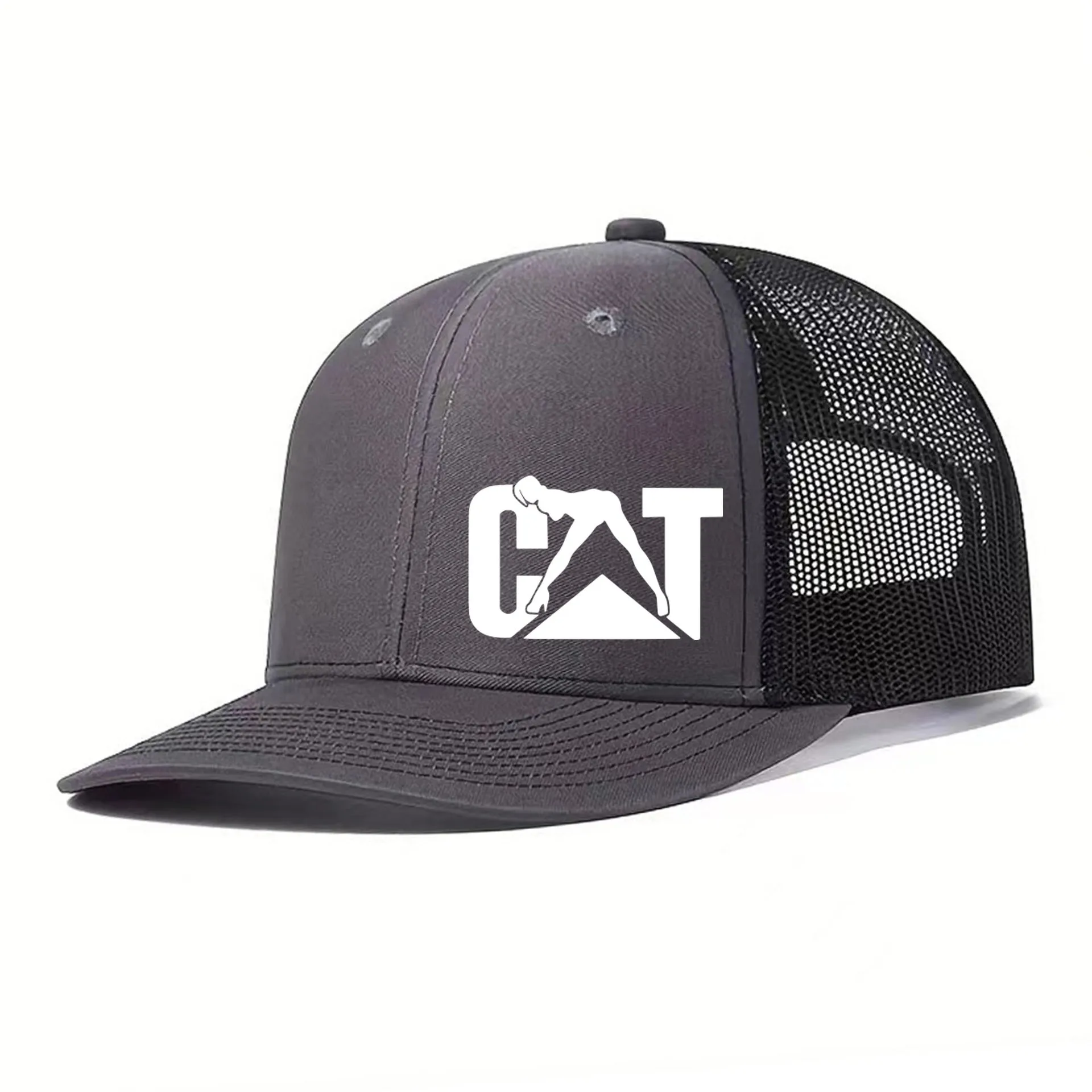 INSTOCK-New creative design slightly curved flat brim baseball