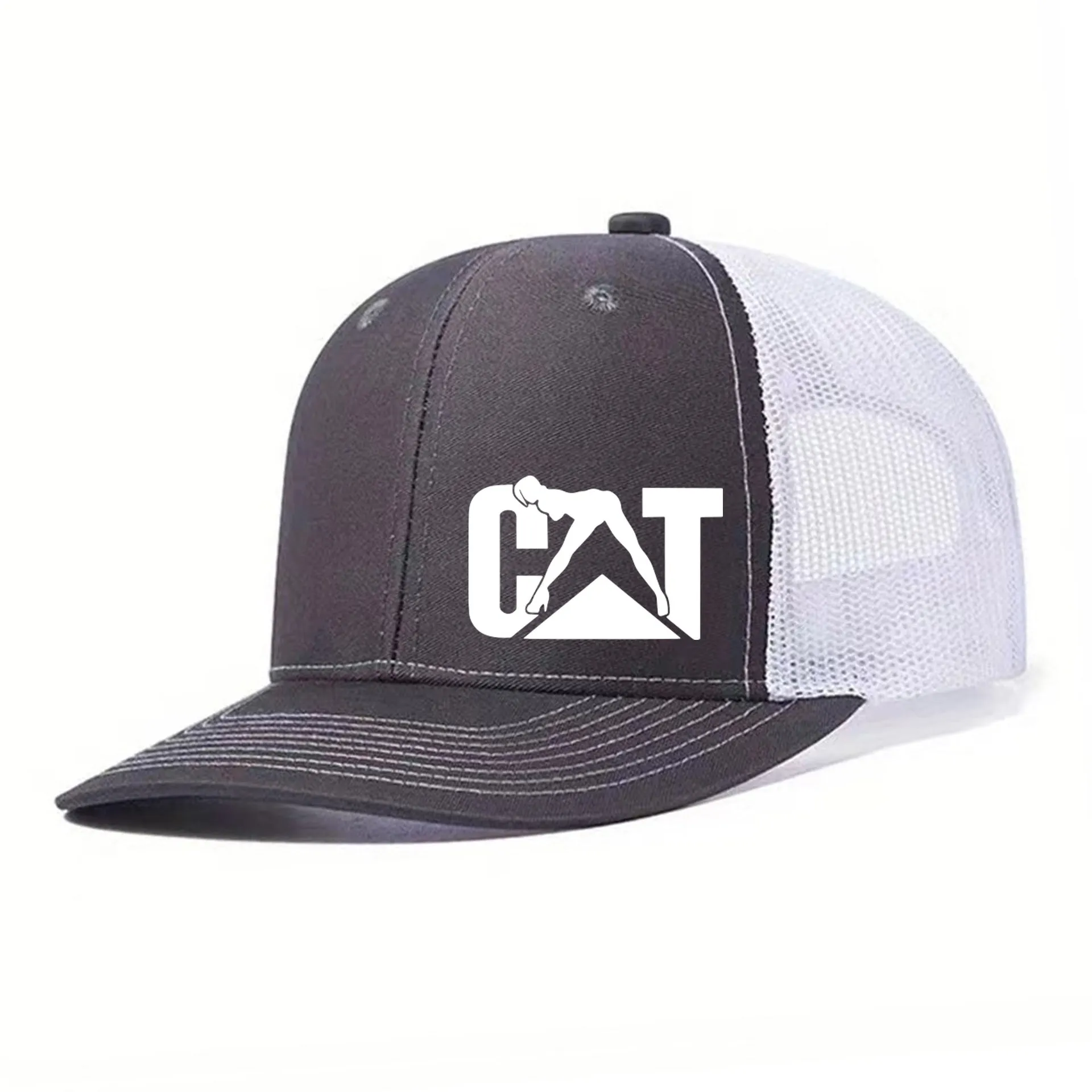 INSTOCK-New creative design slightly curved flat brim baseball