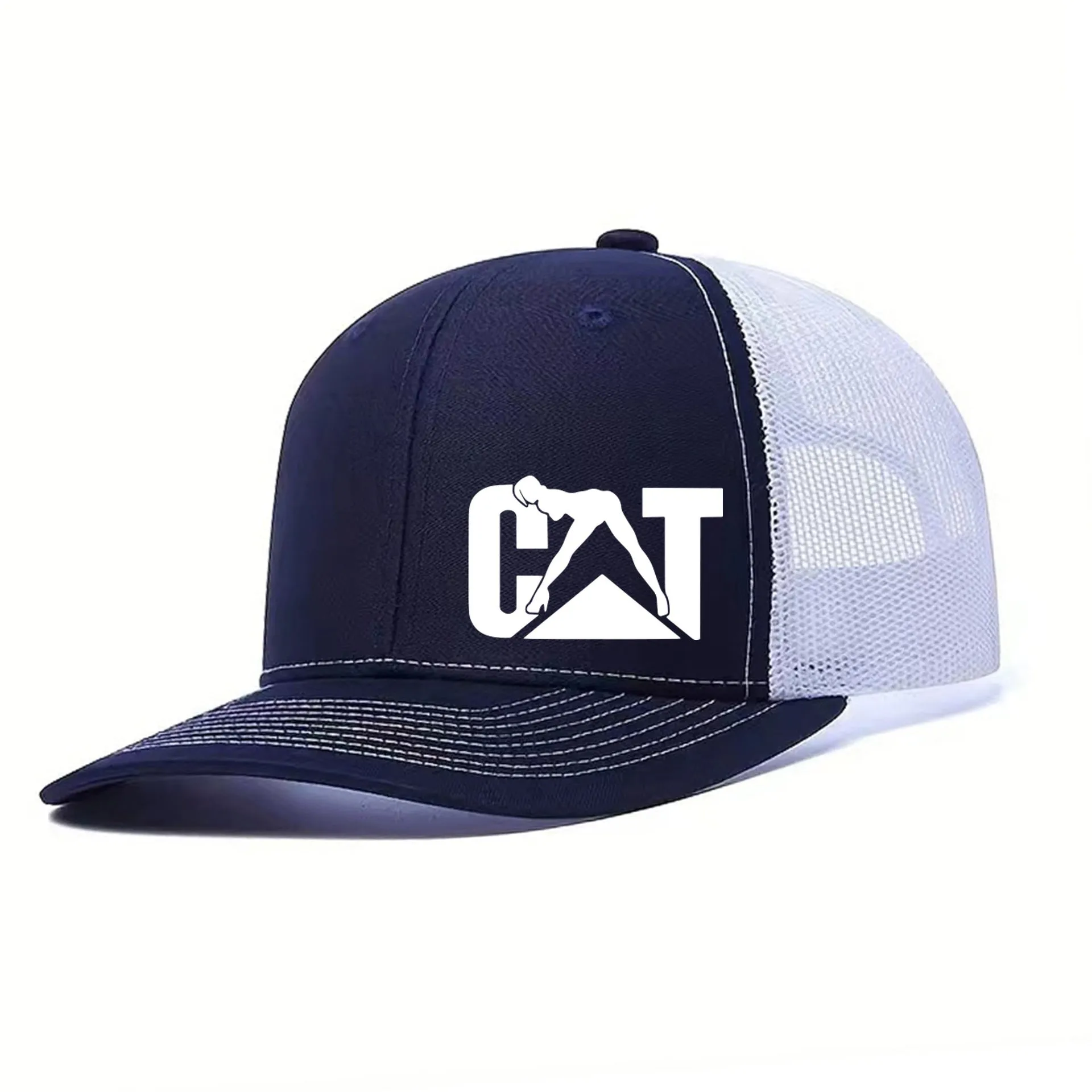 INSTOCK-New creative design slightly curved flat brim baseball