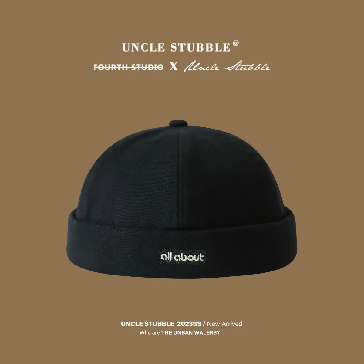 INSTOCK-Summer hat for men melon-shaped hat