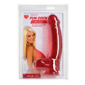 Jellie Red Glitter Fantasy Cock