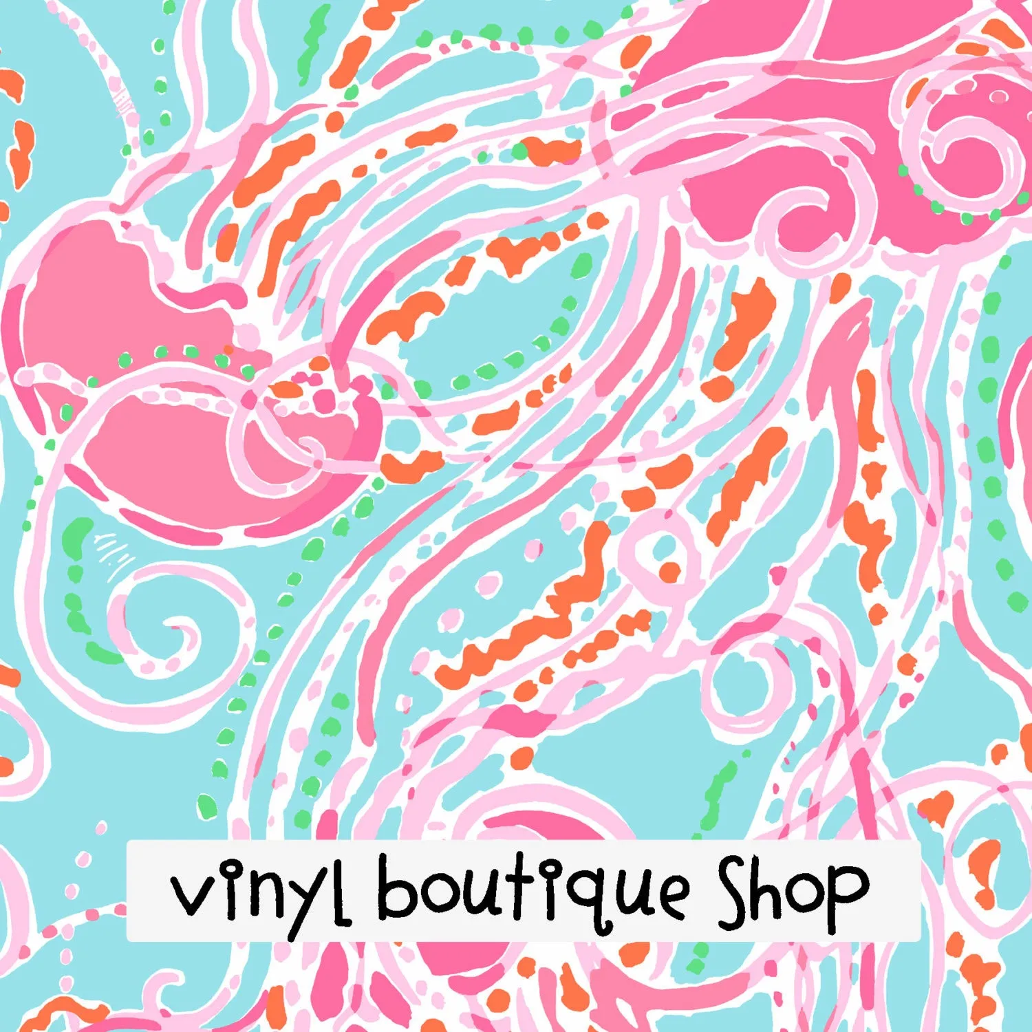 Jellies Lilly Inspired Printed Patterned Craft Vinyl
