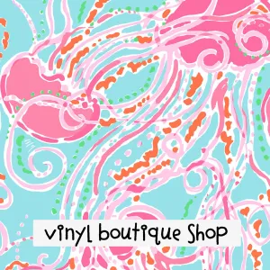 Jellies Lilly Inspired Printed Patterned Craft Vinyl