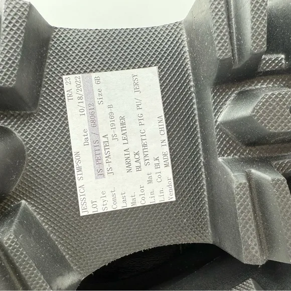 Jessica Simpson Women's Platform Combat Booties Size 6B
