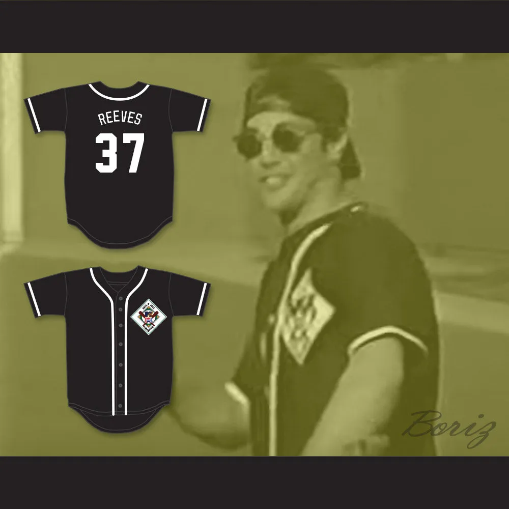 Keanu Reeves 37 Aardvarks Baseball Jersey 1st Annual Rock N' Jock Diamond Derby