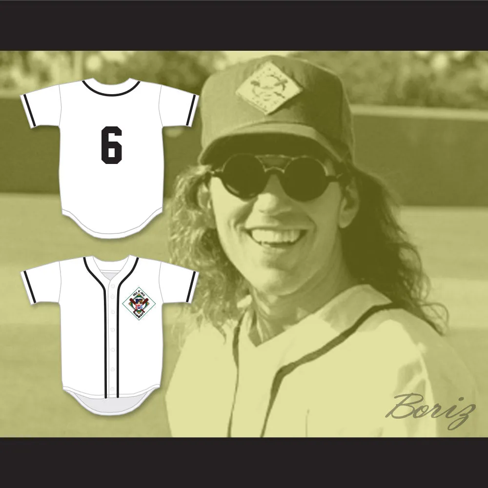 Kip Winger 6 Salamanders Baseball Jersey 1st Annual Rock N' Jock Diamond Derby 1990