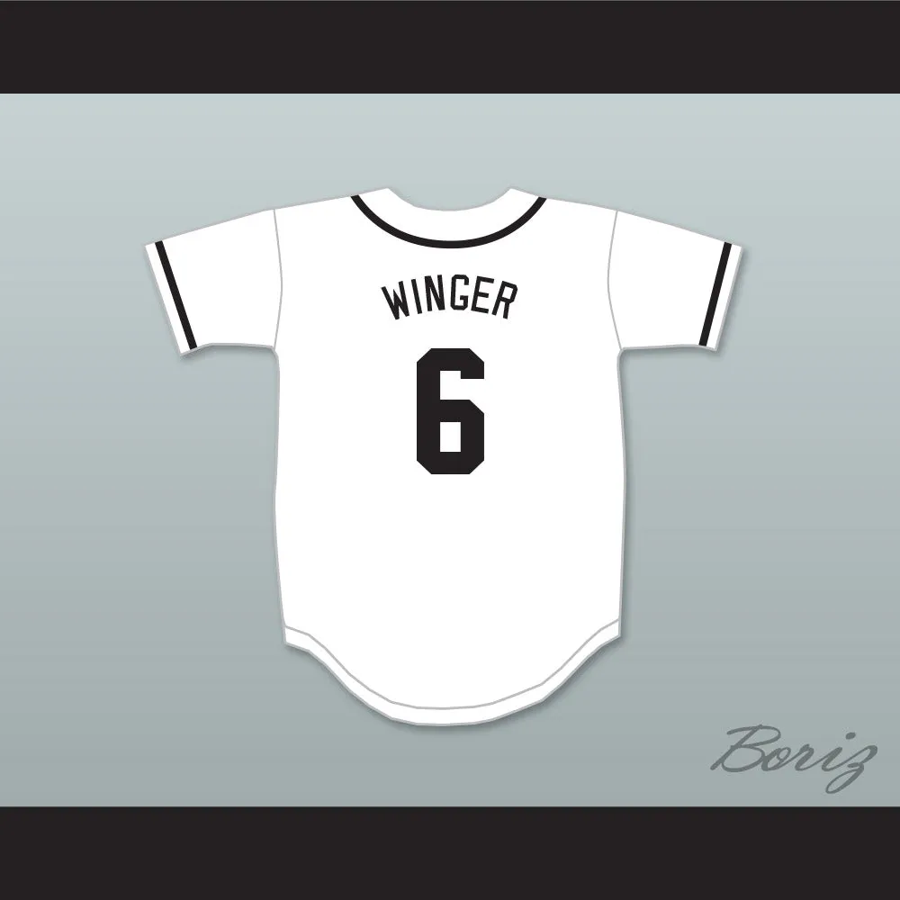 Kip Winger 6 Salamanders Baseball Jersey 1st Annual Rock N' Jock Diamond Derby