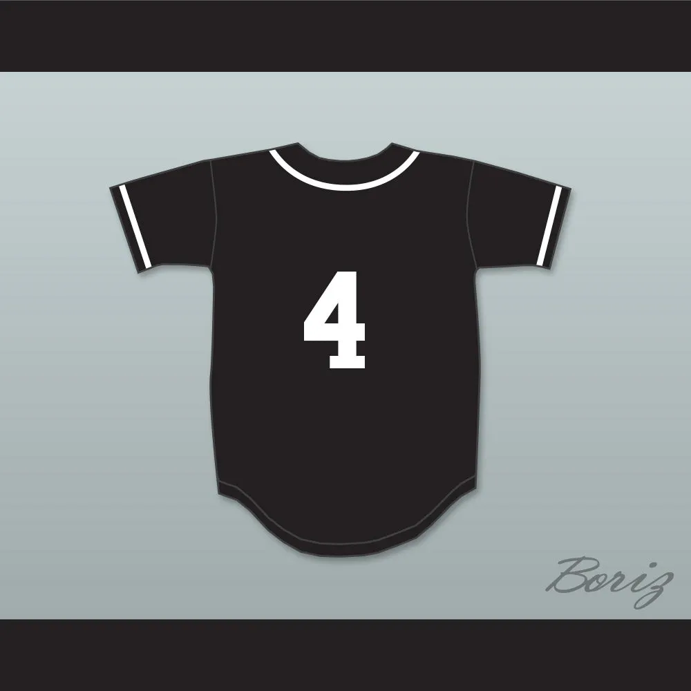 Lou Gramm 4 Aardvarks Baseball Jersey 1st Annual Rock N' Jock Diamond Derby 1990