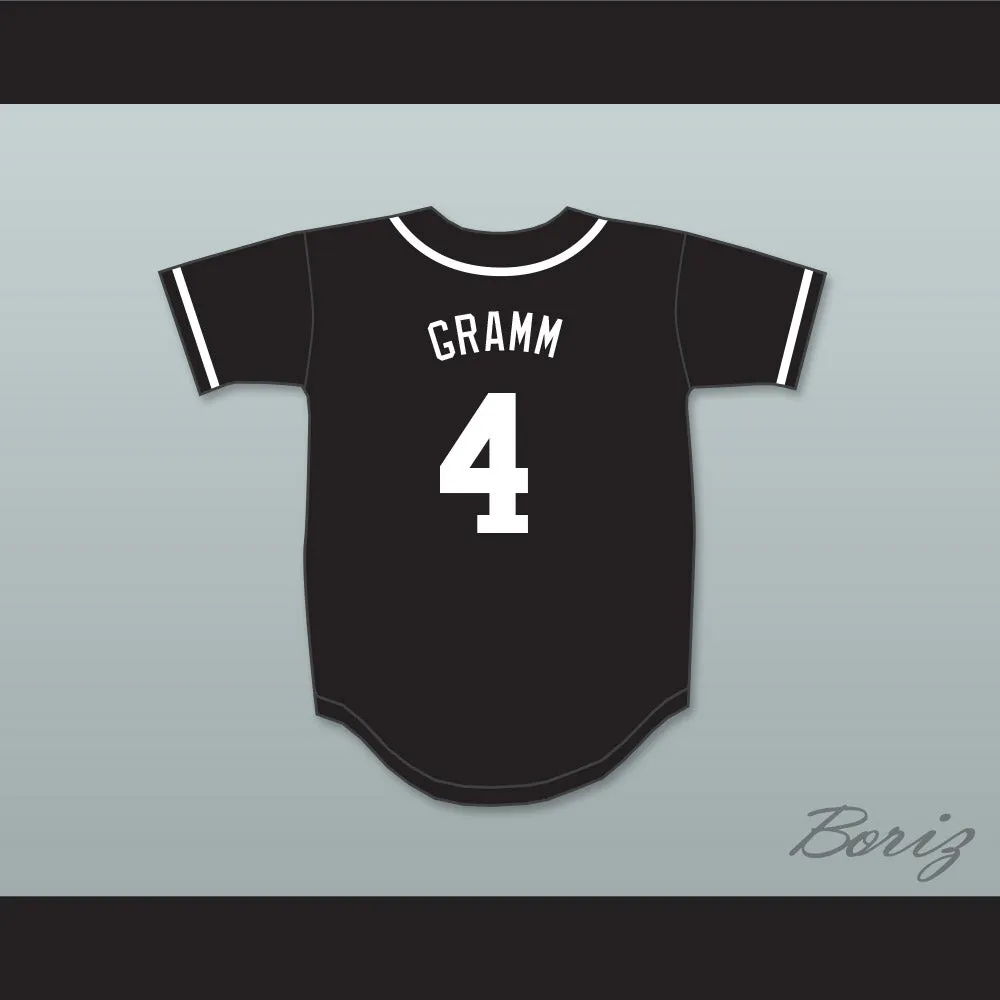 Lou Gramm 4 Aardvarks Baseball Jersey 1st Annual Rock N' Jock Diamond Derby
