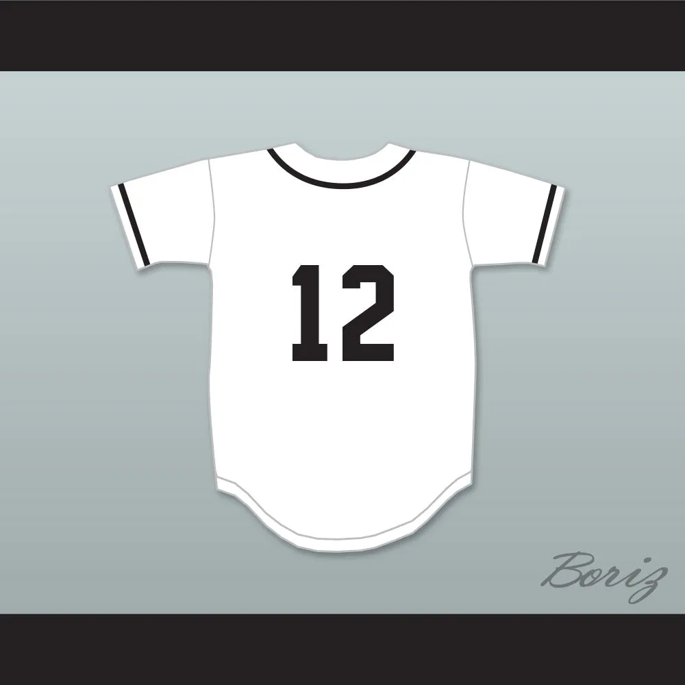 Mark Langston 12 Salamanders Baseball Jersey 1st Annual Rock N' Jock Diamond Derby 1990