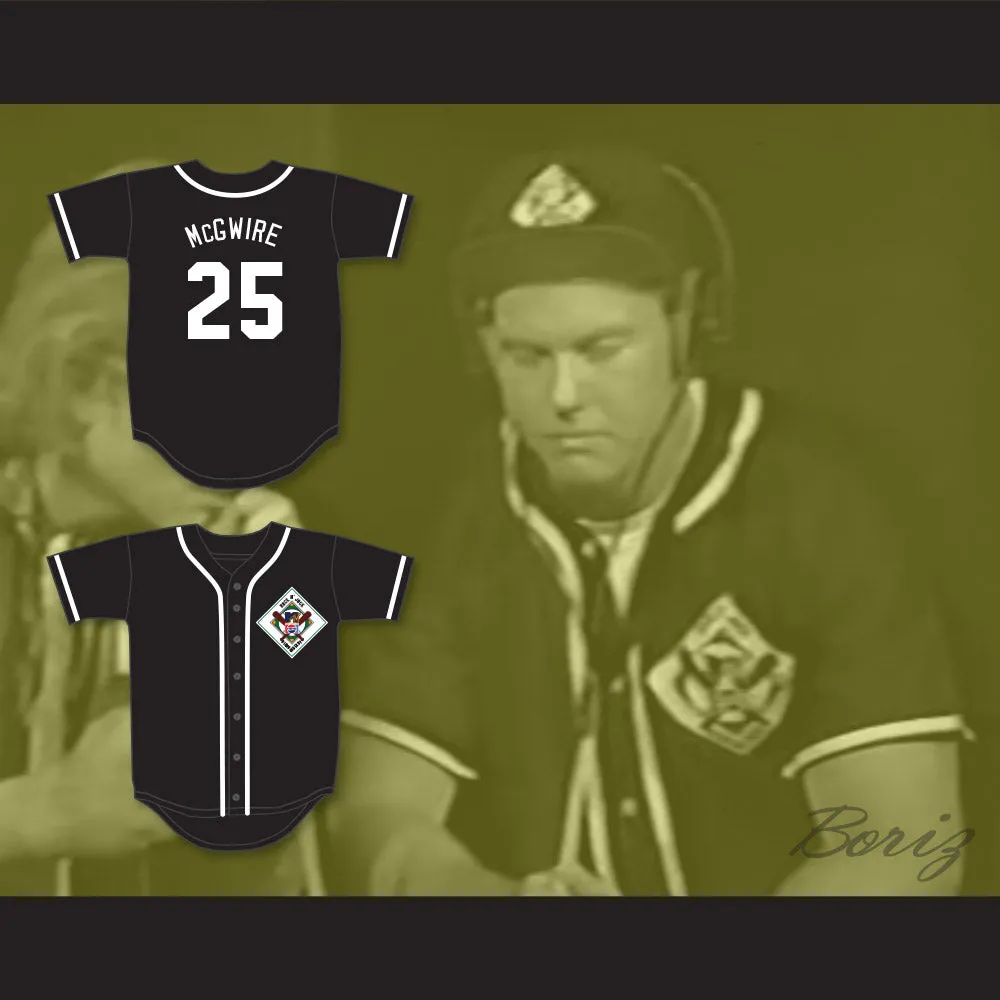 Mark McGwire 25 Aardvarks Baseball Jersey 1st Annual Rock N' Jock Diamond Derby