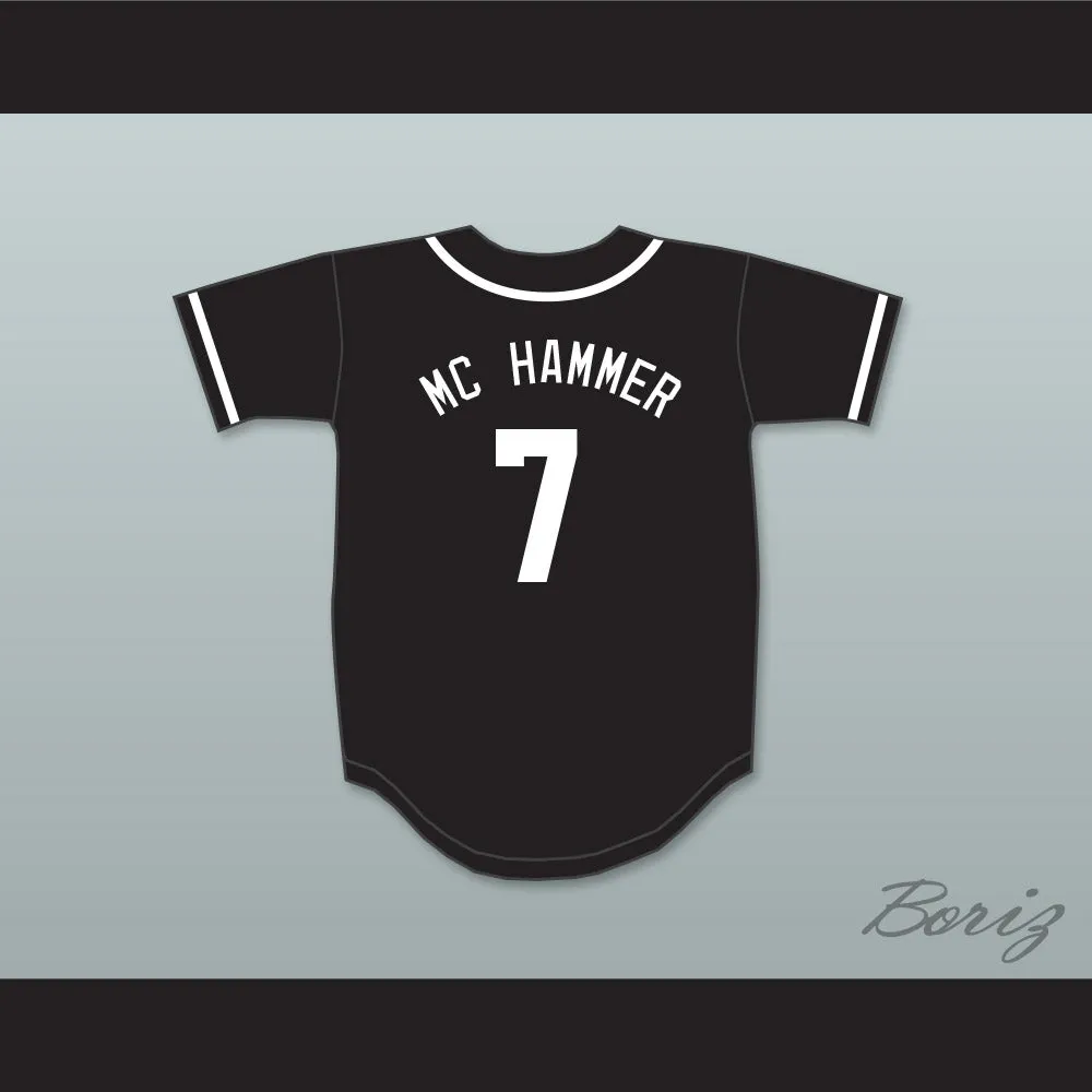 MC Hammer 7 Aardvarks Baseball Jersey 1st Annual Rock N' Jock Diamond Derby