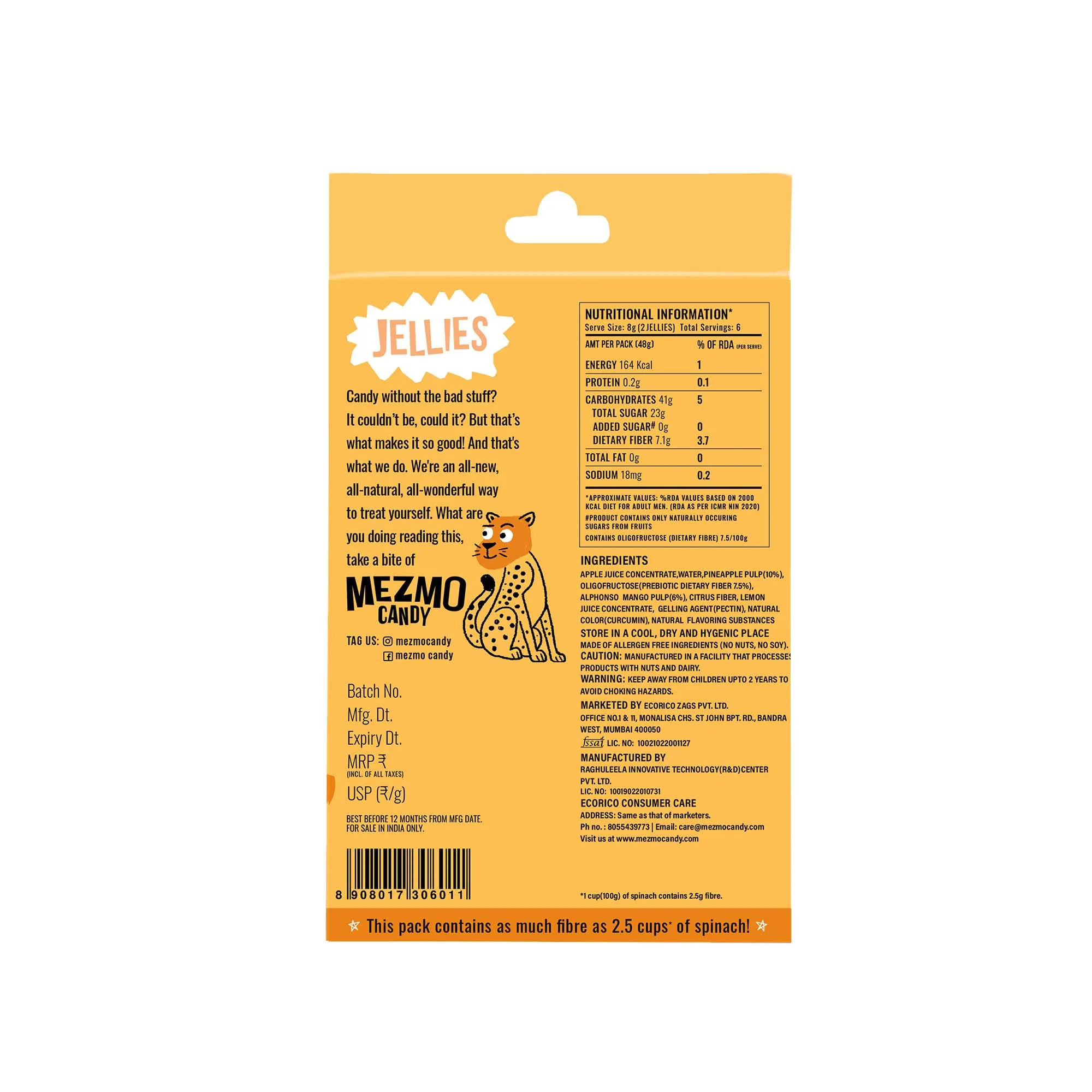Mezmo Funky Mango Pineapple (Pack Of 3)