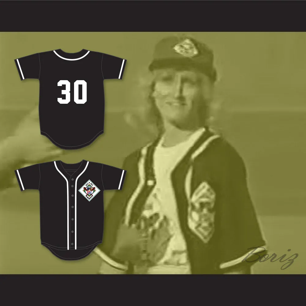Pam Wright 30 Aardvarks Baseball Jersey 1st Annual Rock N' Jock Diamond Derby 1990