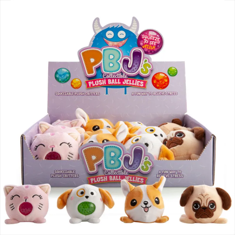 Plush Ball Jellies - Animals